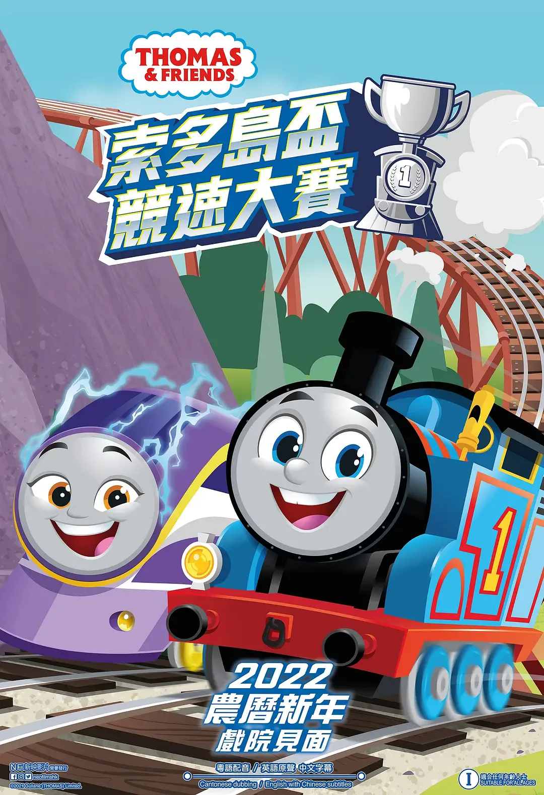 Thomas & Friends 索多岛杯竞速大赛海报