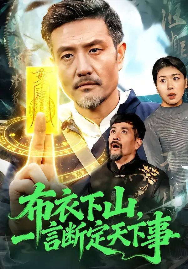 布衣下山，一言断定天下事海报