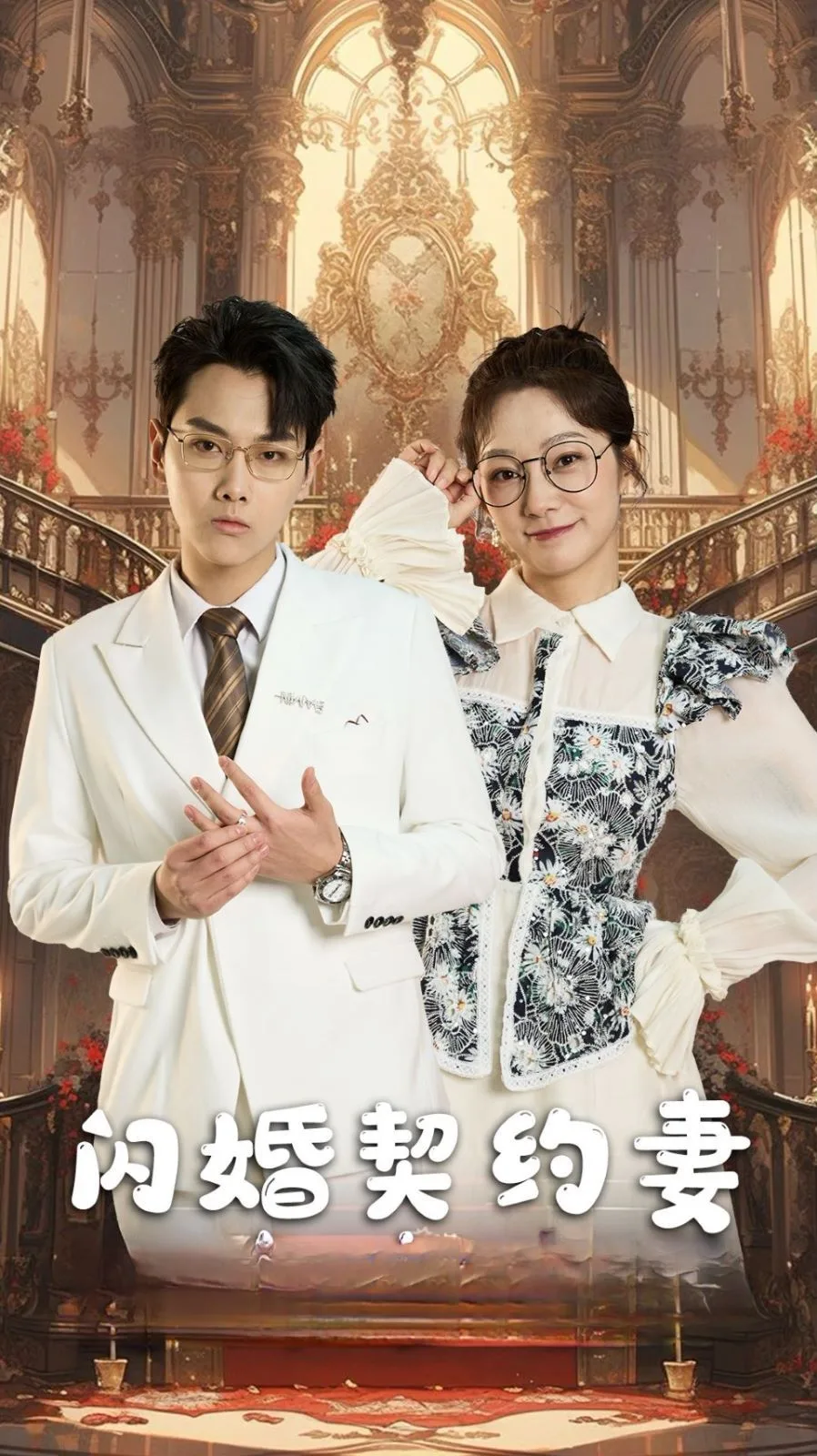 闪婚契约妻（闪婚契约妻为夫来晚了）海报