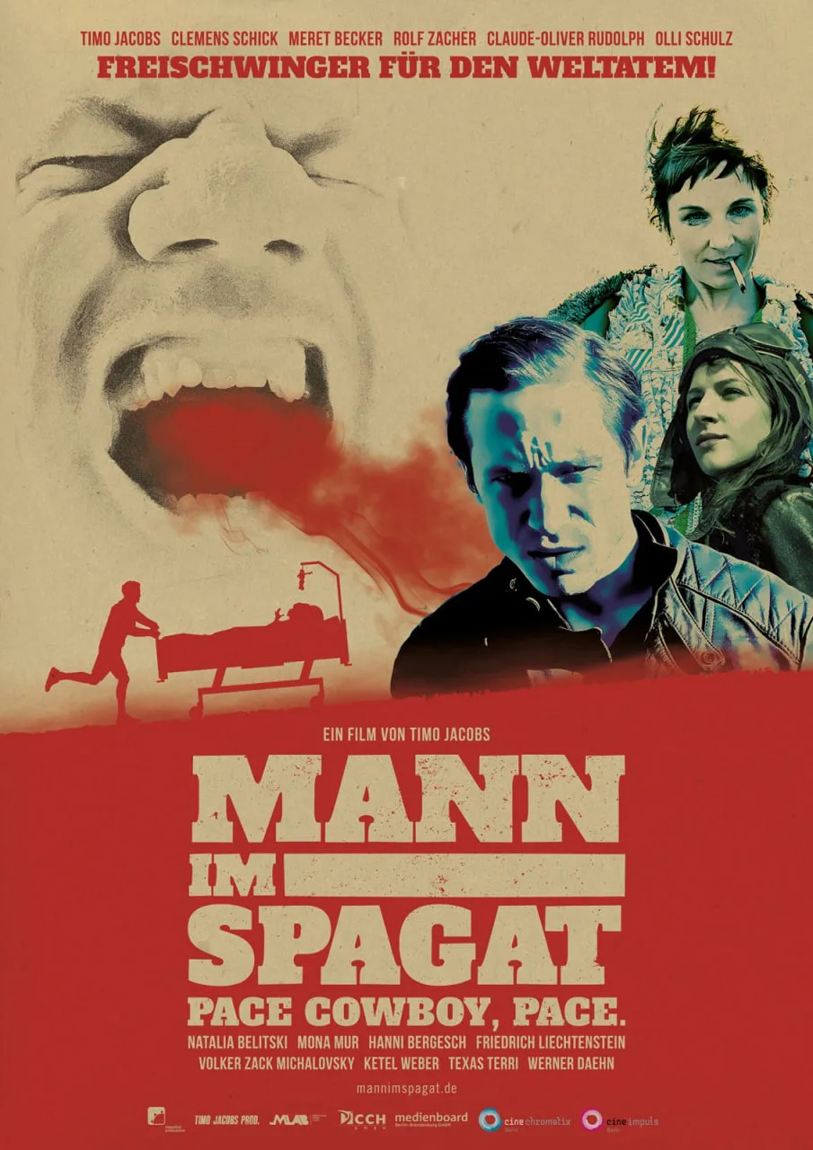 Mann im Spagat：佩斯、牛仔、佩斯海报