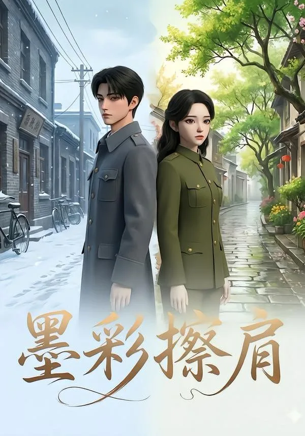 墨彩擦肩海报